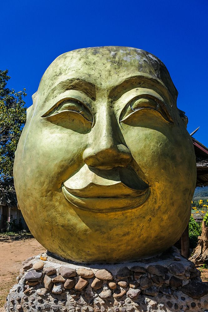 Sutongpe sculpture, Mae Hong Sorn, Thailand art print by Artographie for $57.95 CAD
