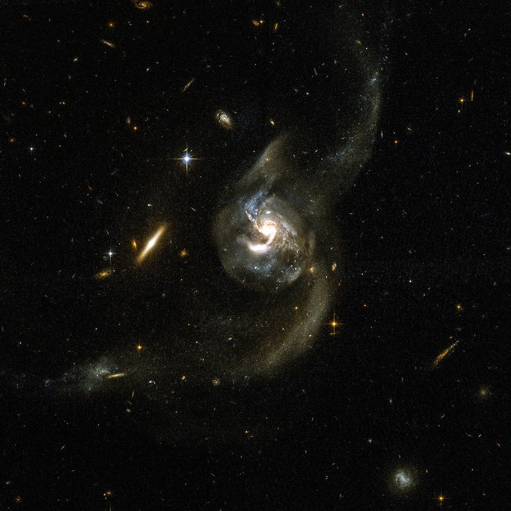 A Pair of Spiral Galaxies NGC 6090 art print by NASA for $57.95 CAD