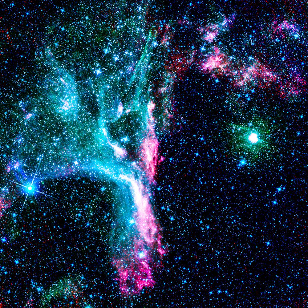 Blue and Pink Nebula art print by NASA for $57.95 CAD