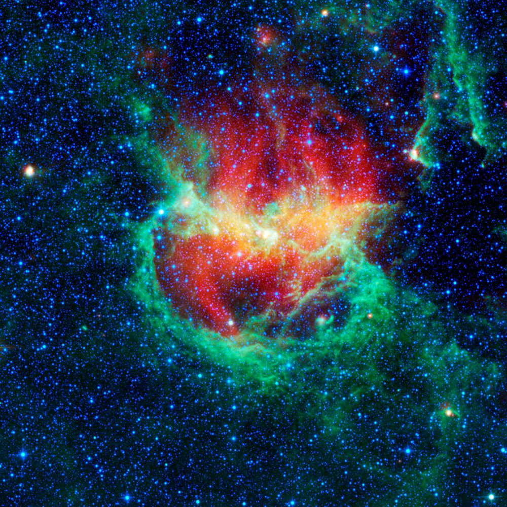 Green and Red Nebula I art print by NASA for $57.95 CAD