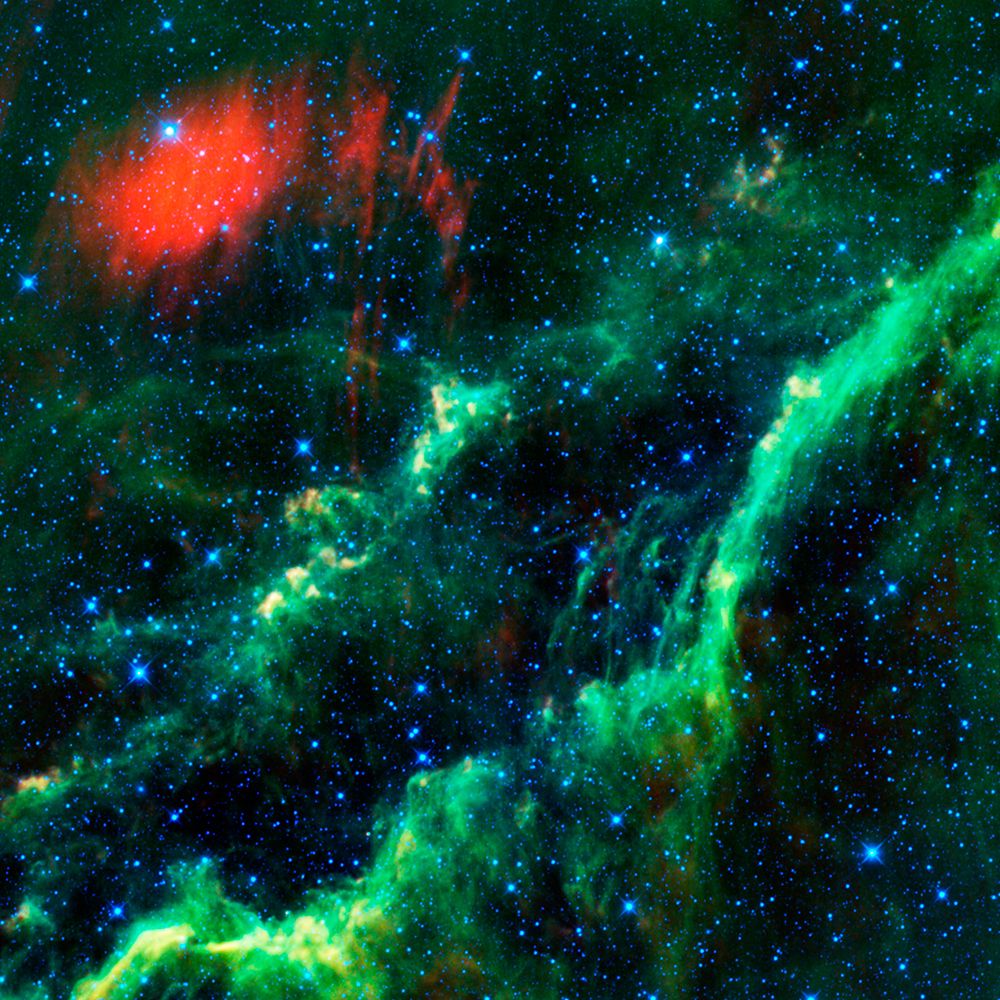 Green and Red Nebula IV art print by NASA for $57.95 CAD