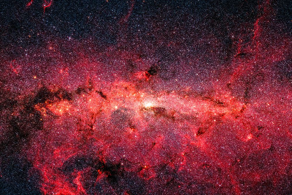 Milky Way Galaxy Core art print by NASA for $57.95 CAD