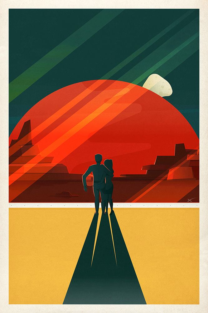Space Travel Poster III art print by SpaceX for $57.95 CAD