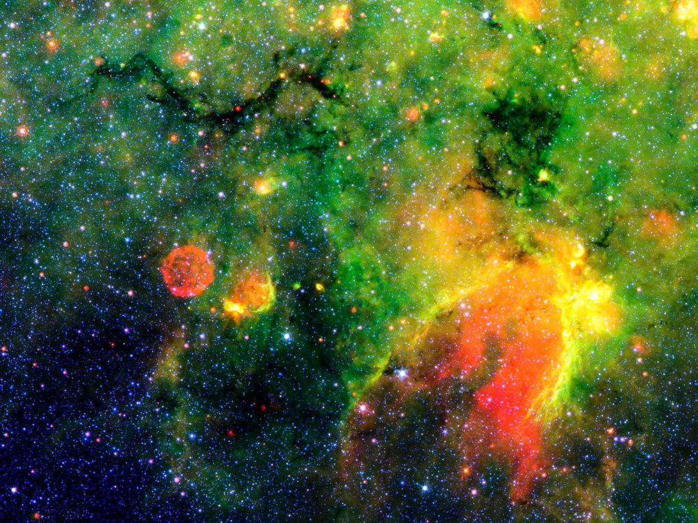 Spitzer Space Telescope Infrared Image art print by NASA for $57.95 CAD