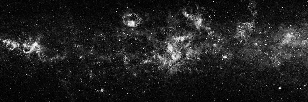 The Milky Way Galaxy in Black and White art print by NASA for $57.95 CAD