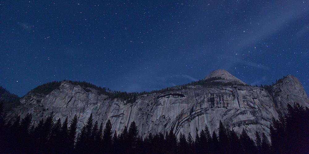 Yosemite Under a Starry Night Sky art print by Artographie for $57.95 CAD