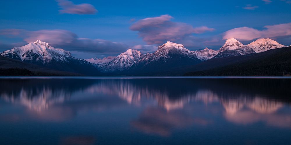 Alpenglow at Lake McDonald art print by Artographie for $57.95 CAD