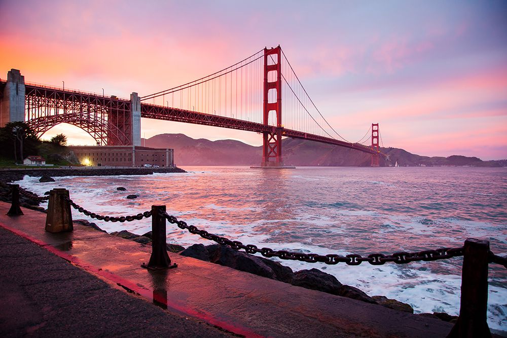 Golden Gate Bridge San Francisco art print by Artographie for $57.95 CAD