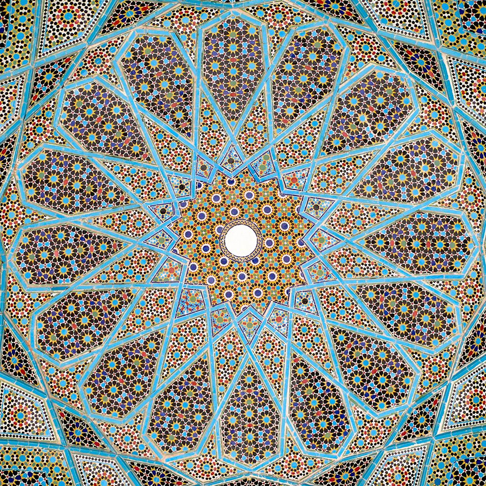 Islamic Mosaic Ceiling art print by Artographie for $57.95 CAD