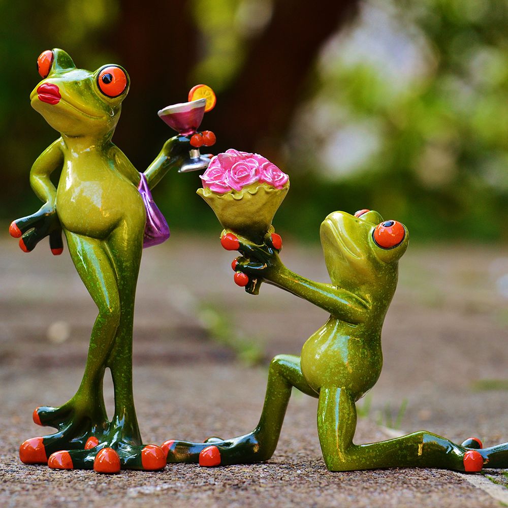 Love Struck Frog art print by Artographie for $57.95 CAD