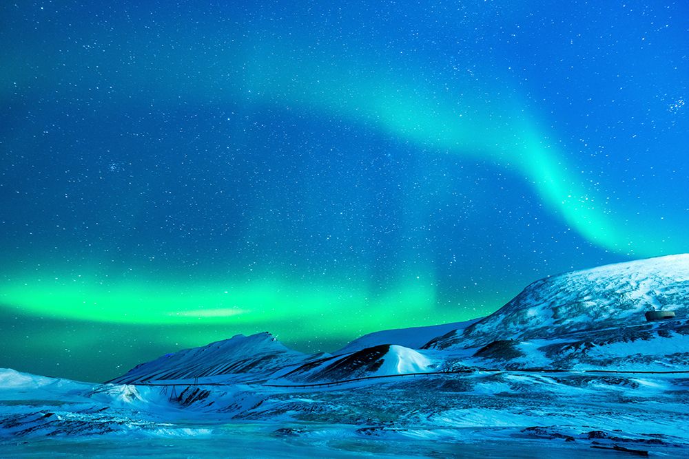 Northern Lights over the Arctic art print by Artographie for $57.95 CAD