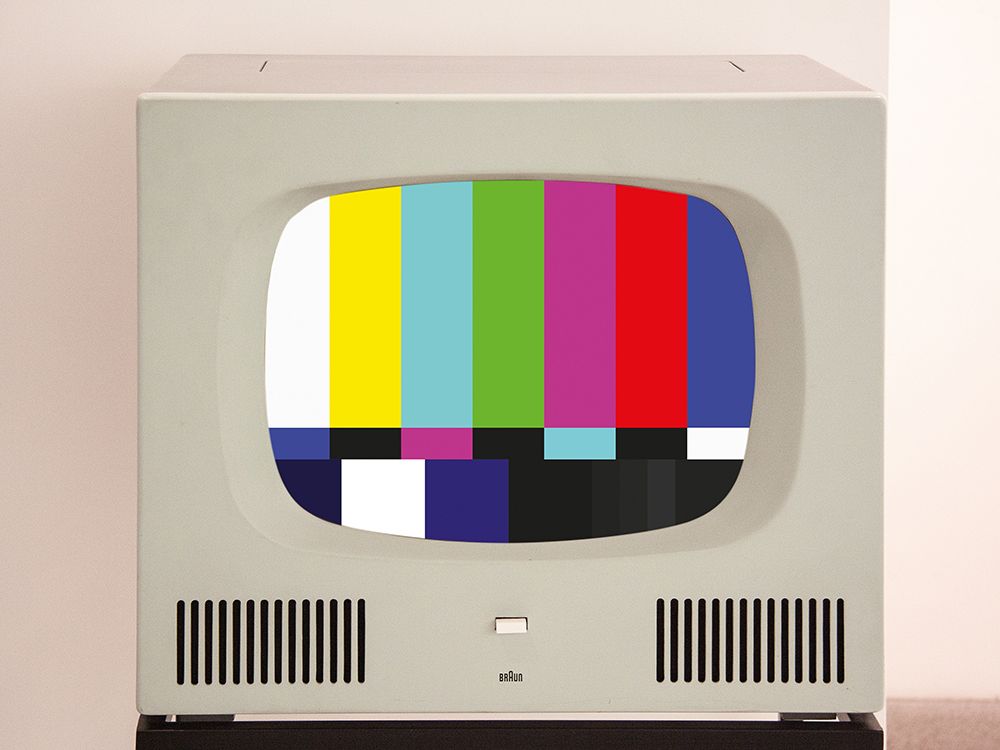 Retro TV art print by Artographie for $57.95 CAD