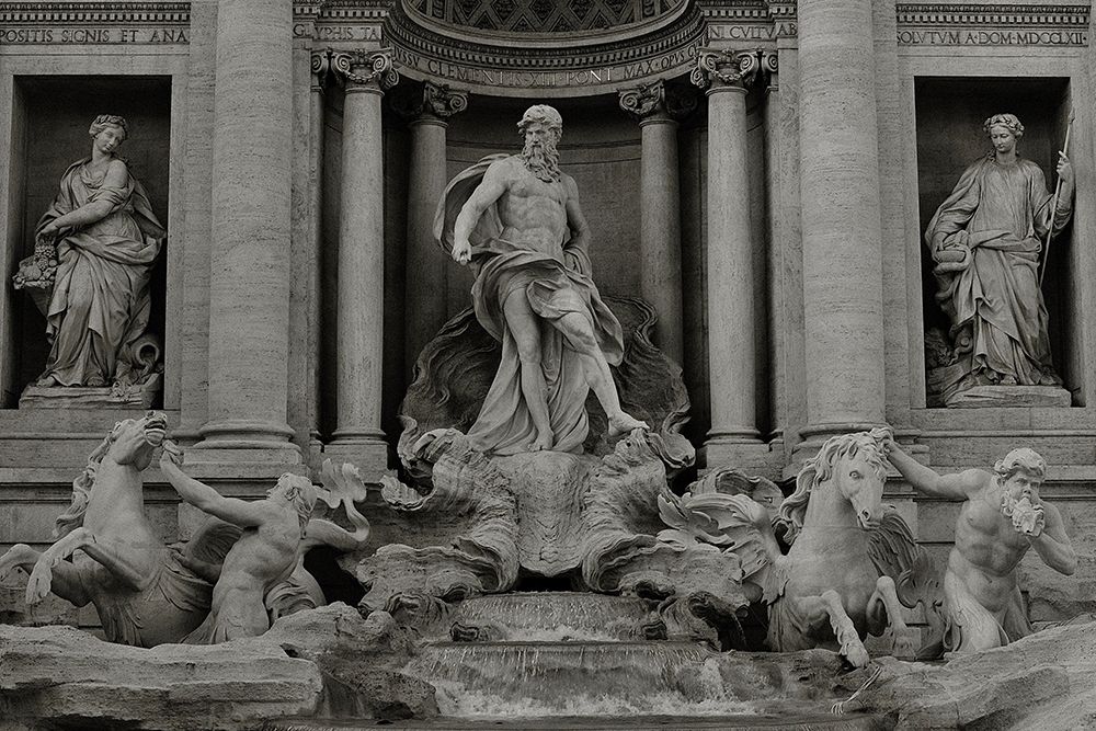 Statue Trevi Fountain art print by Artographie for $57.95 CAD