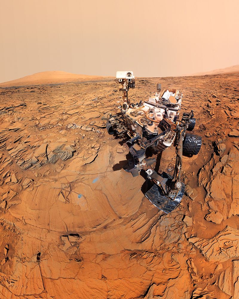 A Selfie of the Mars Rover art print by NASA for $57.95 CAD