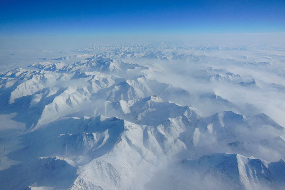 Alaskan Mountains Viewed from Above art print by NASA for $57.95 CAD