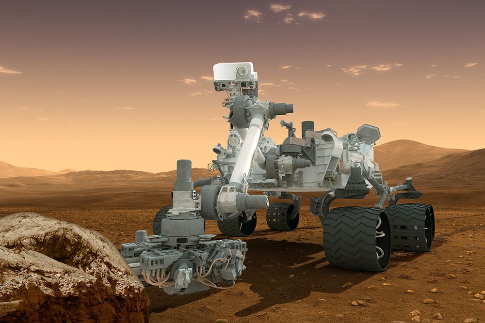 Artist Concept features Mars Science Laboratory Curiosity Rover art print by NASA for $57.95 CAD