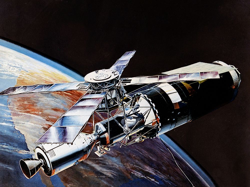 Artist Concept of the Skylab in Orbit art print by NASA for $57.95 CAD
