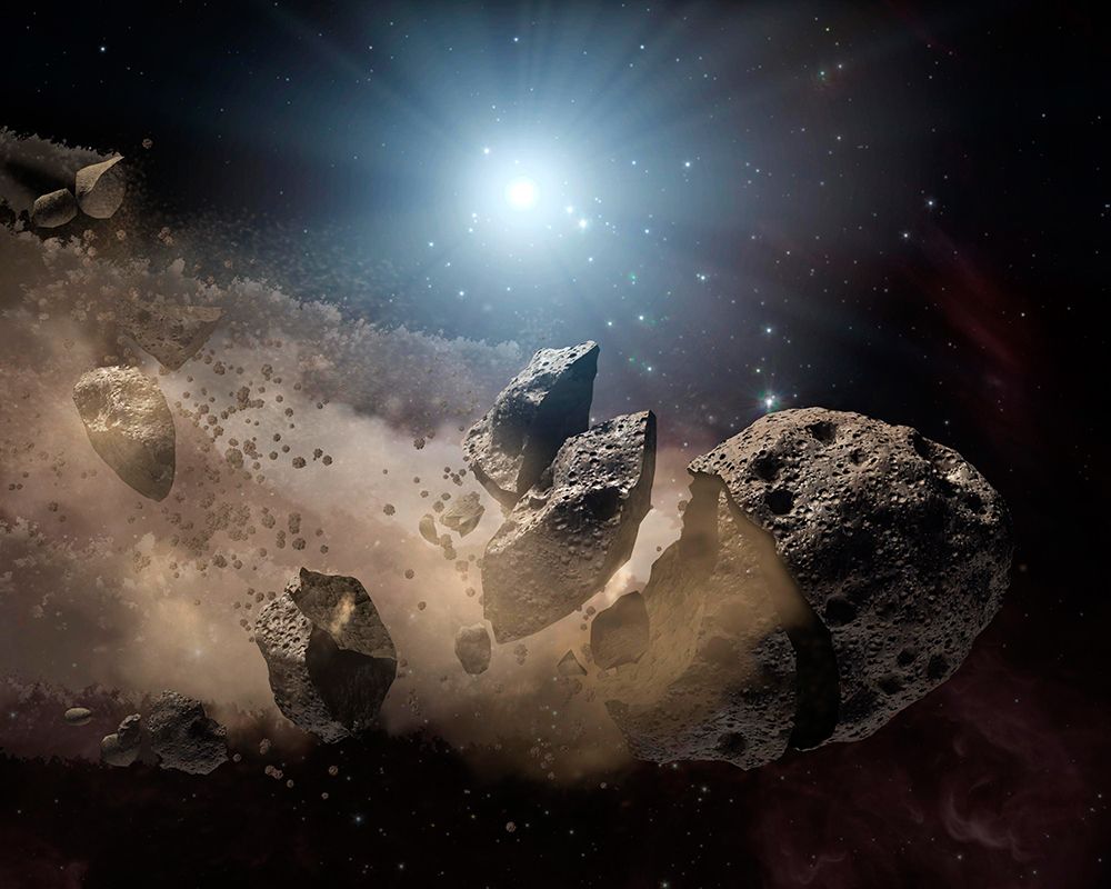 Asteroids around Several Dead Stars art print by NASA for $57.95 CAD