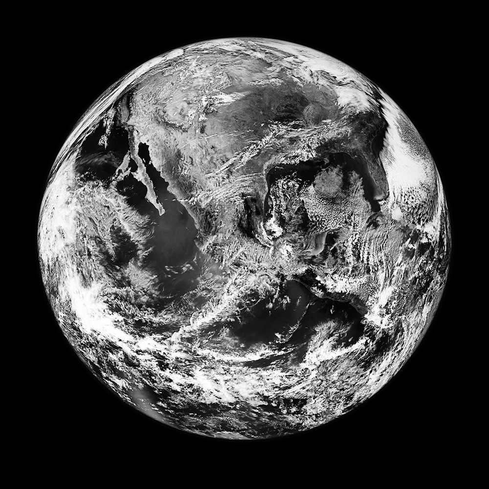 Earth in Black and White art print by NASA for $57.95 CAD