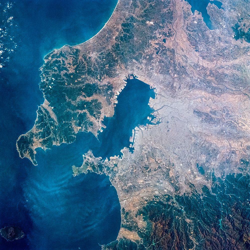 Tokyo Bay - Japan Viewed from Space art print by NASA for $57.95 CAD
