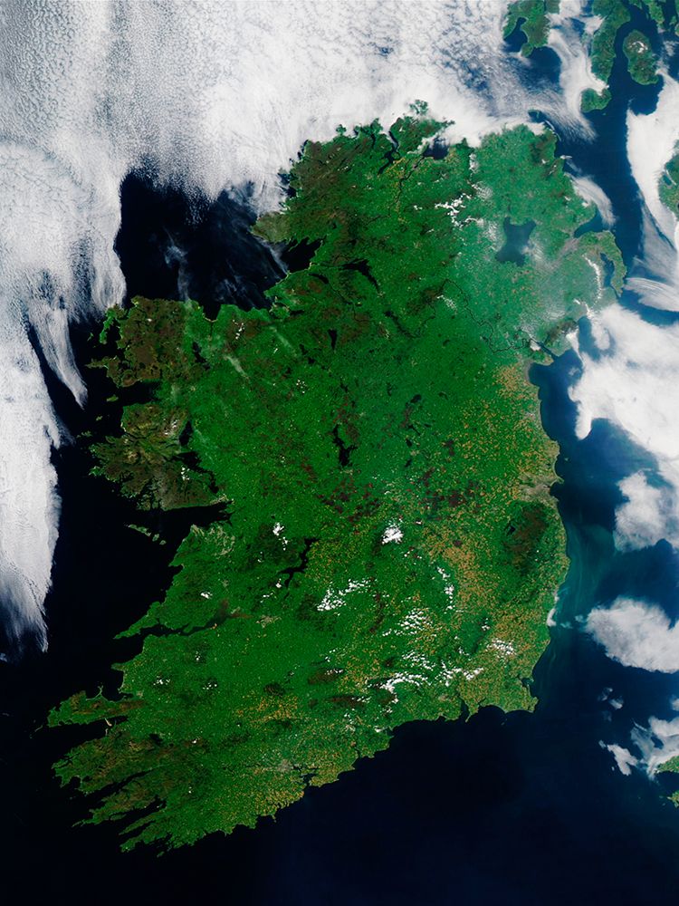 Ireland Viewed from Space art print by NASA for $57.95 CAD