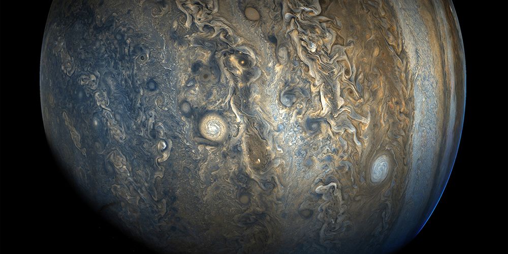 Jupiters Stunning Southern Hemisphere art print by NASA for $57.95 CAD