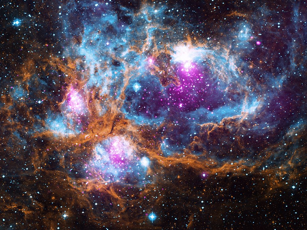 NGC 6357 in the constellation Scorpius art print by NASA for $57.95 CAD