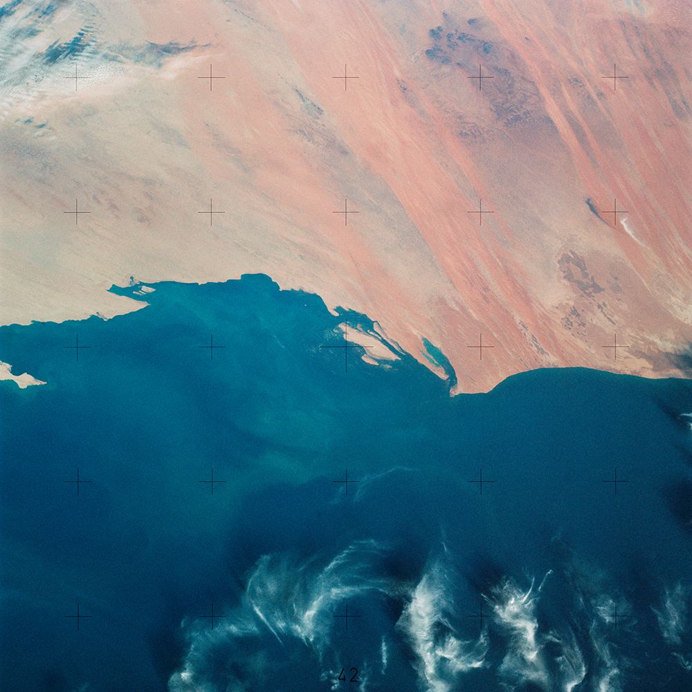 Northern half of Mauritanias Atlantic Coast from Skylab art print by NASA for $57.95 CAD