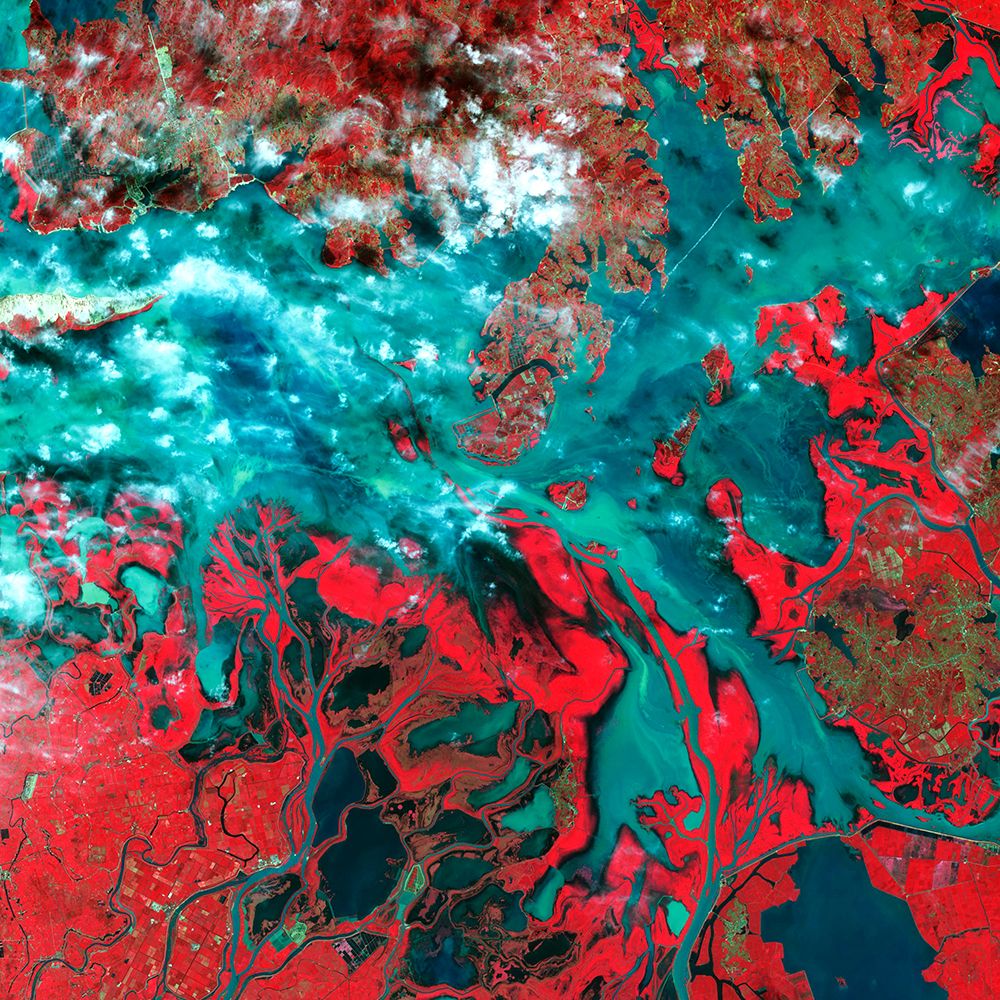 Poyang Lake - China Viewed from Space art print by NASA for $57.95 CAD