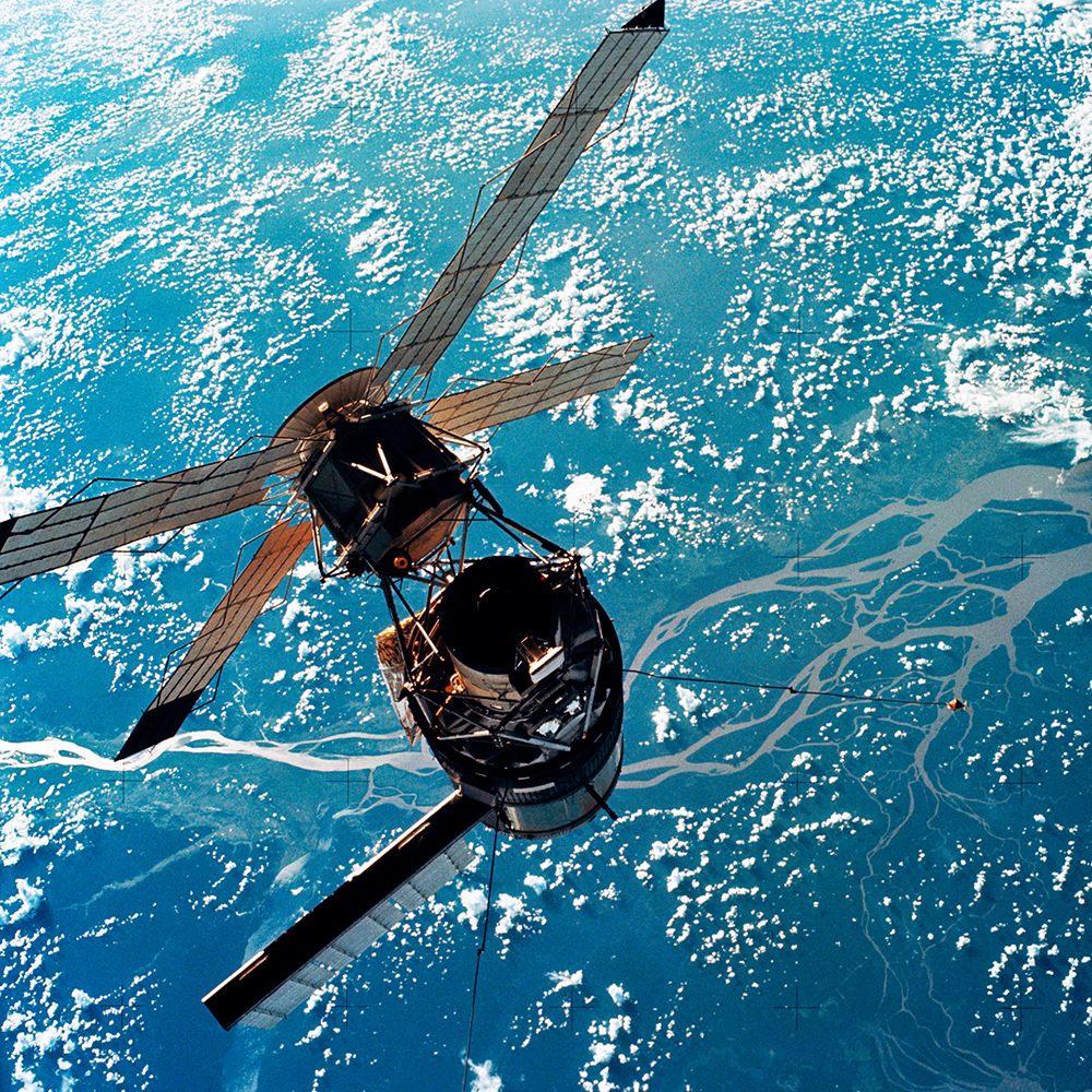Skylab 3 - Skylab as the Command Module moves in for Docking art print by NASA for $57.95 CAD