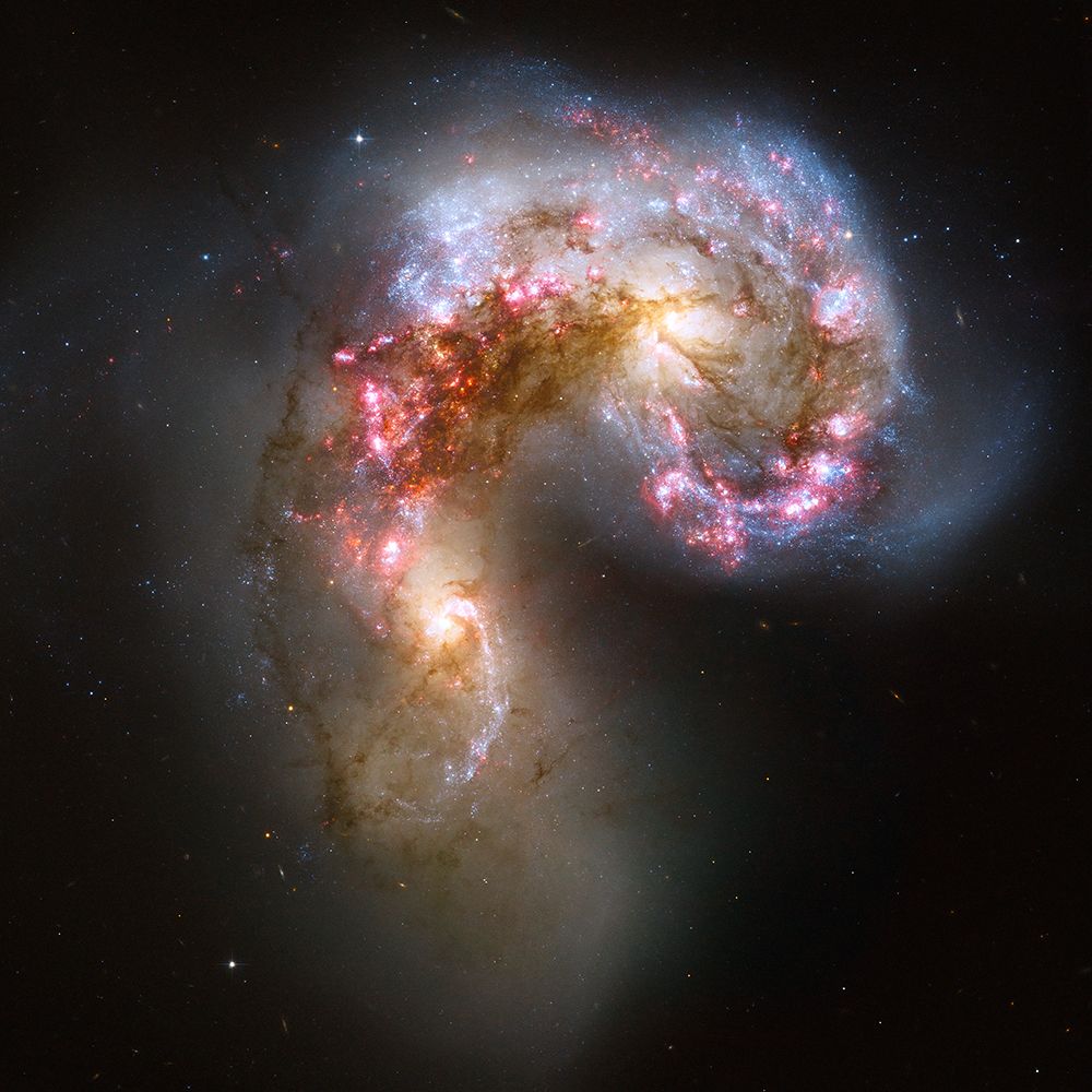 The Antennae Galaxies art print by NASA for $57.95 CAD