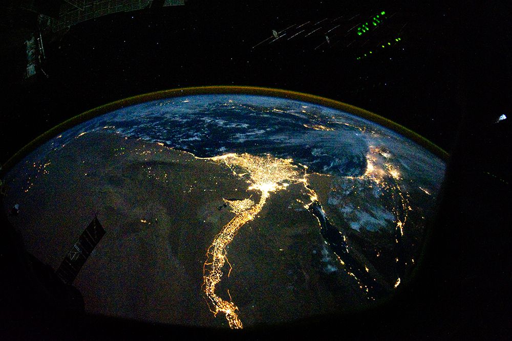 Cairo and Alexandria - Egypt Viewed from Space art print by NASA for $57.95 CAD