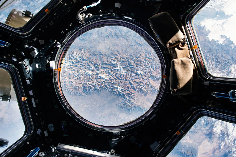 The Earth view from the Cupola onboard the International Space Station art print by NASA for $57.95 CAD