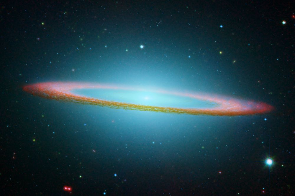 The Sombrero Galaxy from Hubble art print by NASA for $57.95 CAD