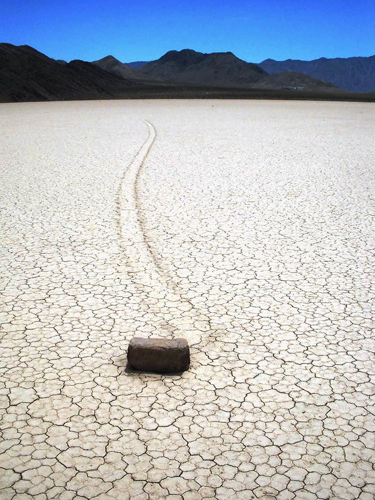 Moving Rocks in Death Valley art print by NASA for $57.95 CAD