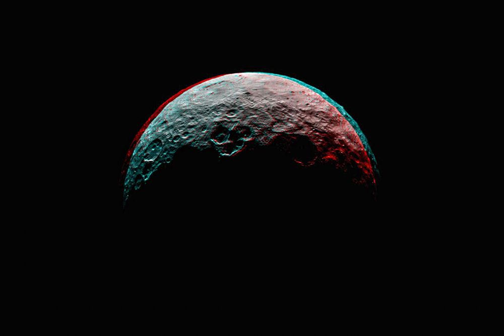 This Anaglyph of Ceres taken by NASAs Dawn Spacecraft art print by NASA for $57.95 CAD