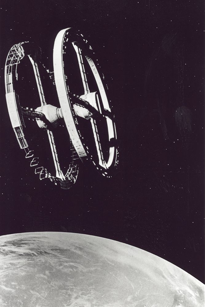 Space Station from the movie 2001 a Space Odyssey - directed by Stanley Kubrick in 1968 art print by NASA for $57.95 CAD