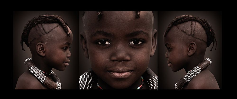 Himba Portrait Three Sides Child art print by Klaus Tiedge for $57.95 CAD