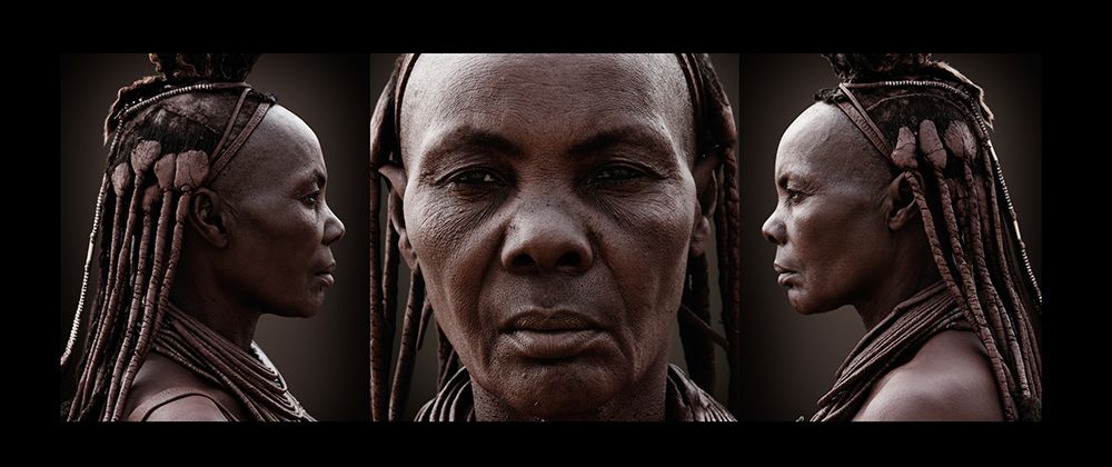 Himba Portrait Three Sides Woman Riapui art print by Klaus Tiedge for $57.95 CAD
