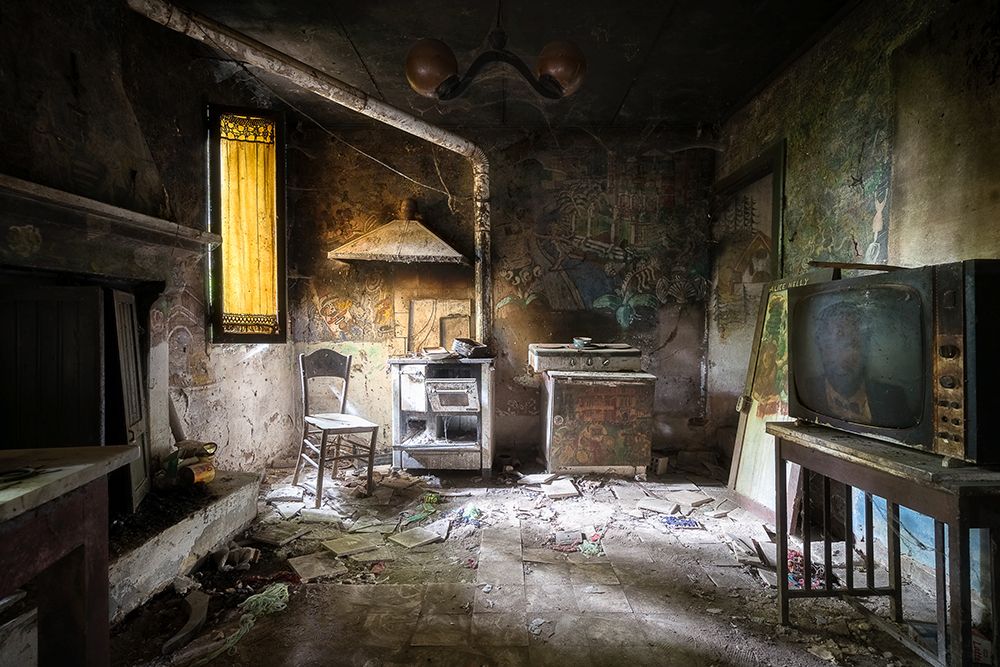 Vintage Kitchen art print by Roman Robroek for $57.95 CAD