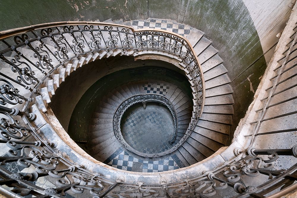 Spiral Stairs art print by Roman Robroek for $57.95 CAD