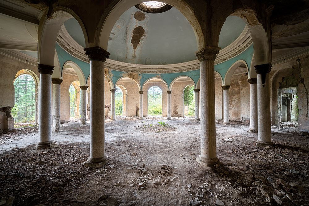 Pillar Circle art print by Roman Robroek for $57.95 CAD