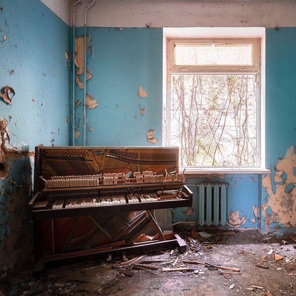 Broken Piano art print by Roman Robroek for $57.95 CAD