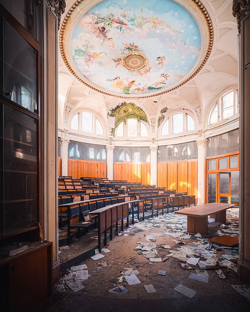 Abandoned Classroom art print by Roman Robroek for $57.95 CAD