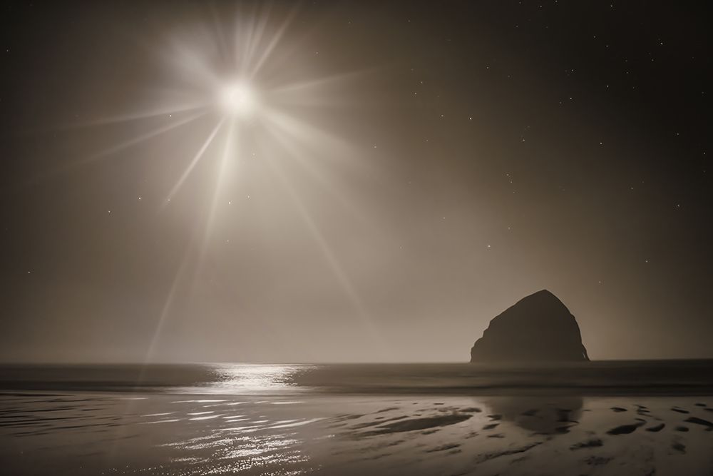 Moonbeams over the Pacific art print by Don Schwartz for $57.95 CAD