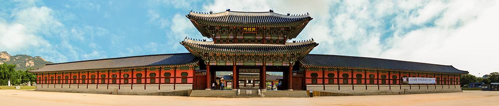 Kyong Temple Panorama art print by Richard Silver for $57.95 CAD