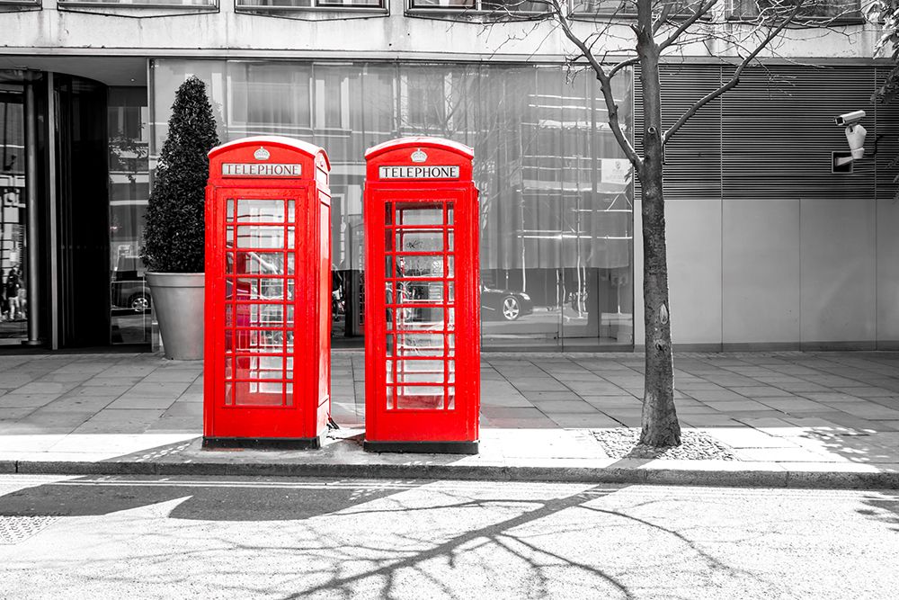 Red Phone Boxes art print by Richard Silver for $57.95 CAD
