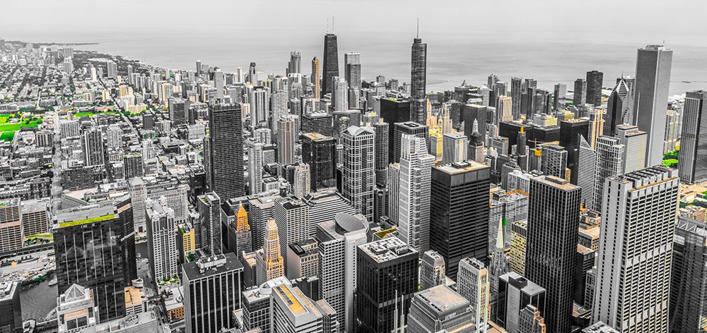 Chicago Skyline I art print by Richard Silver for $57.95 CAD
