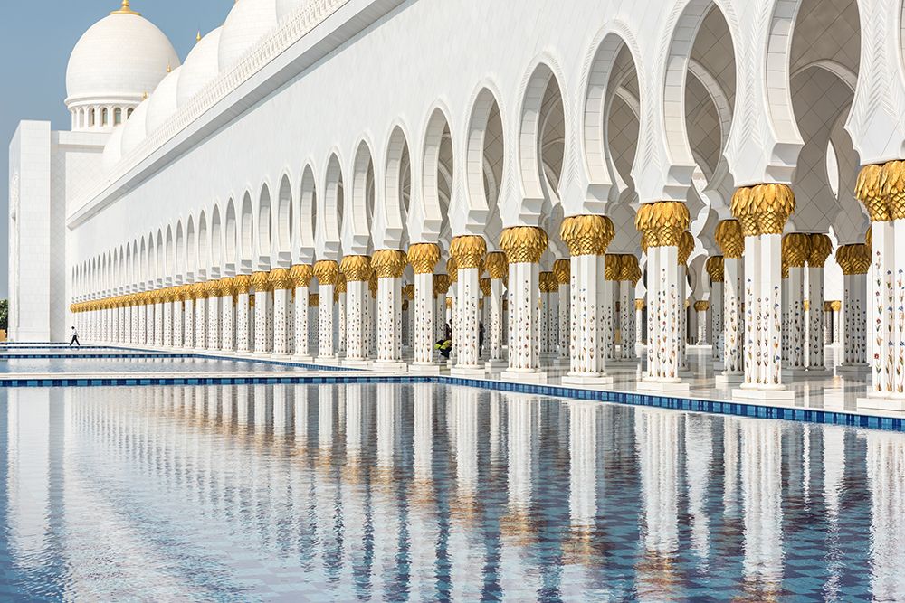 Grand Mosque Abu Dhabi I art print by Richard Silver for $57.95 CAD
