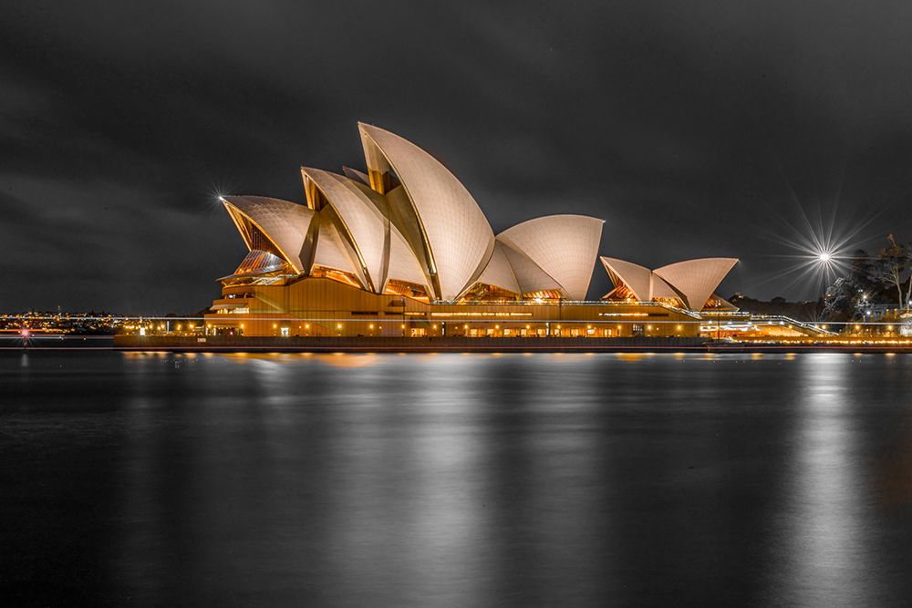 Sydney Opera House Night art print by Richard Silver for $57.95 CAD